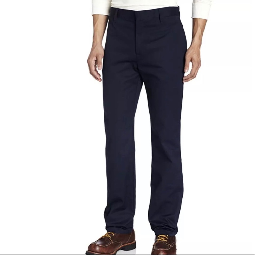 NWT Lee Slim-Straight Core Pant Navy Blue Sz 29x32